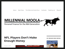 Tablet Screenshot of millennialmoola.com